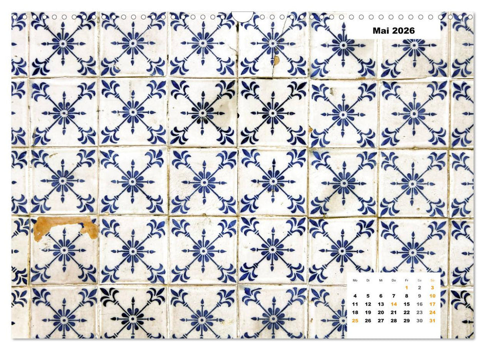 Lissabons Azulejos (CALVENDO Wandkalender 2026)