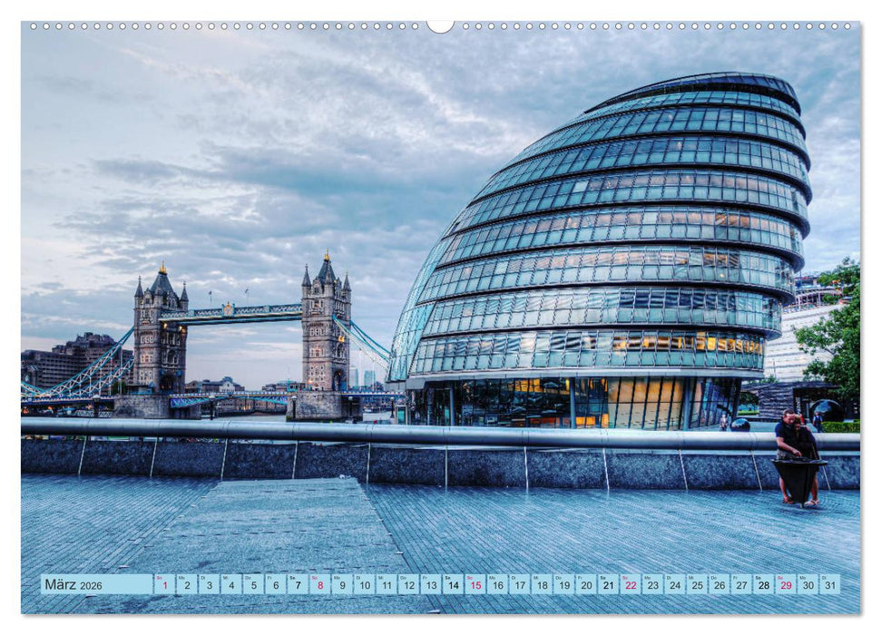 High-Tech-Architektur - Impressionen eines modernen Baustils (CALVENDO Wandkalender 2026)