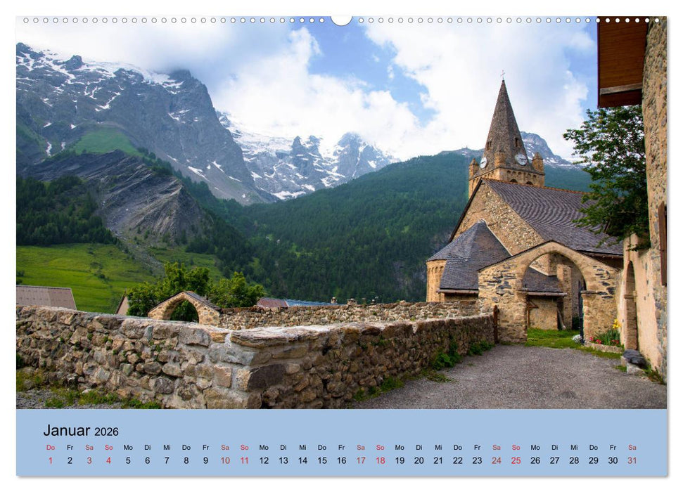 Dorfidyllen in Frankreich (CALVENDO Premium Wandkalender 2026)