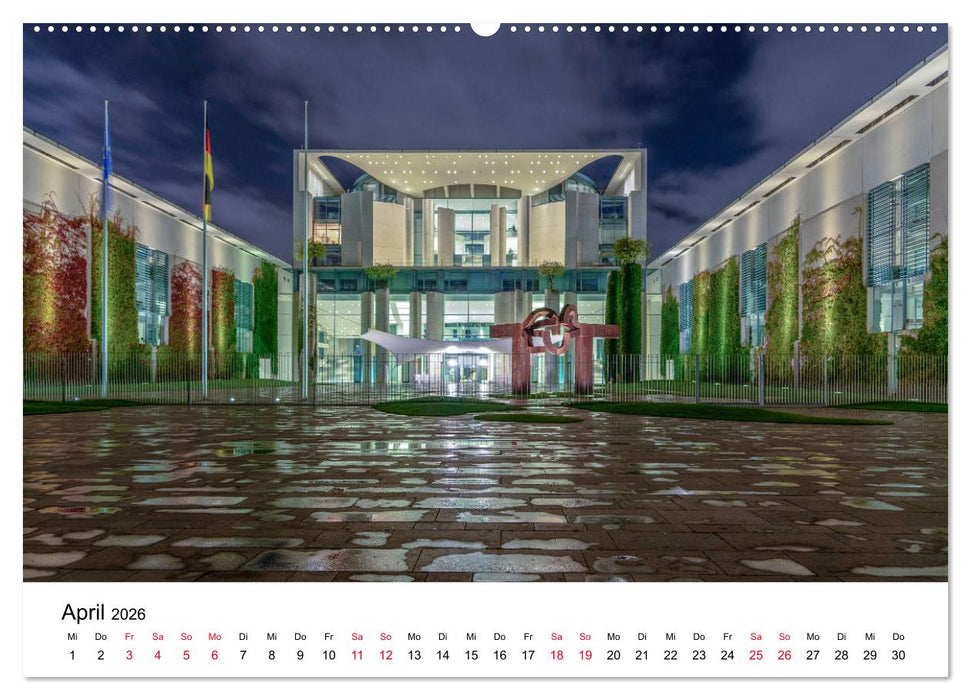 Das Regierungsviertel in Berlin (CALVENDO Wandkalender 2026)