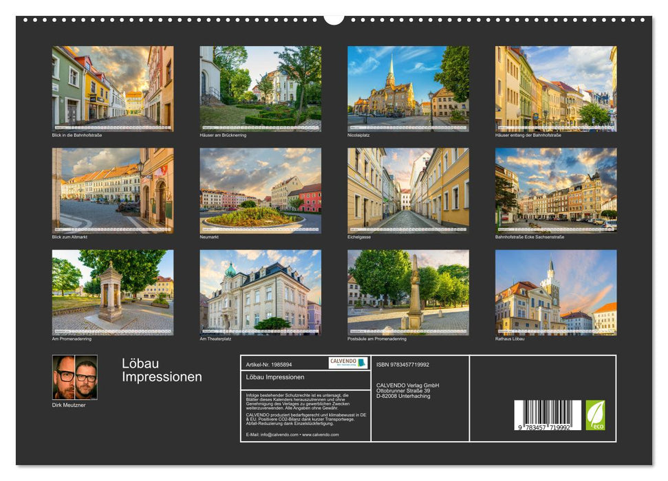 Löbau Impressionen (CALVENDO Premium Wandkalender 2026)