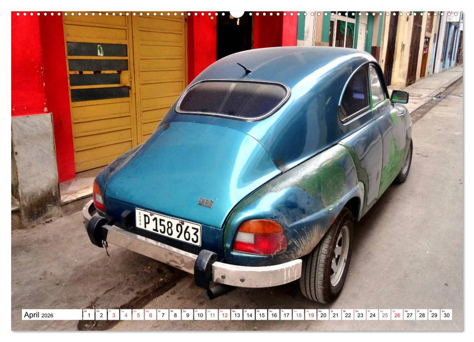 Alte Schweden - Schwedische Oldtimer in Kuba (CALVENDO Wandkalender 2026)