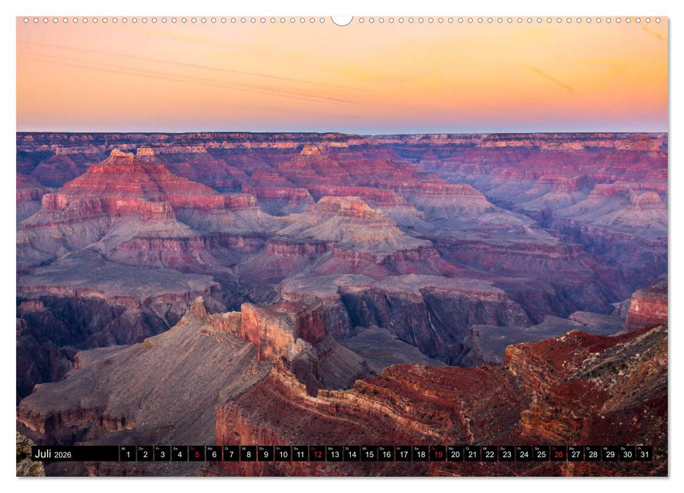 GRAND CANYON - Einblicke (CALVENDO Premium Wandkalender 2026)