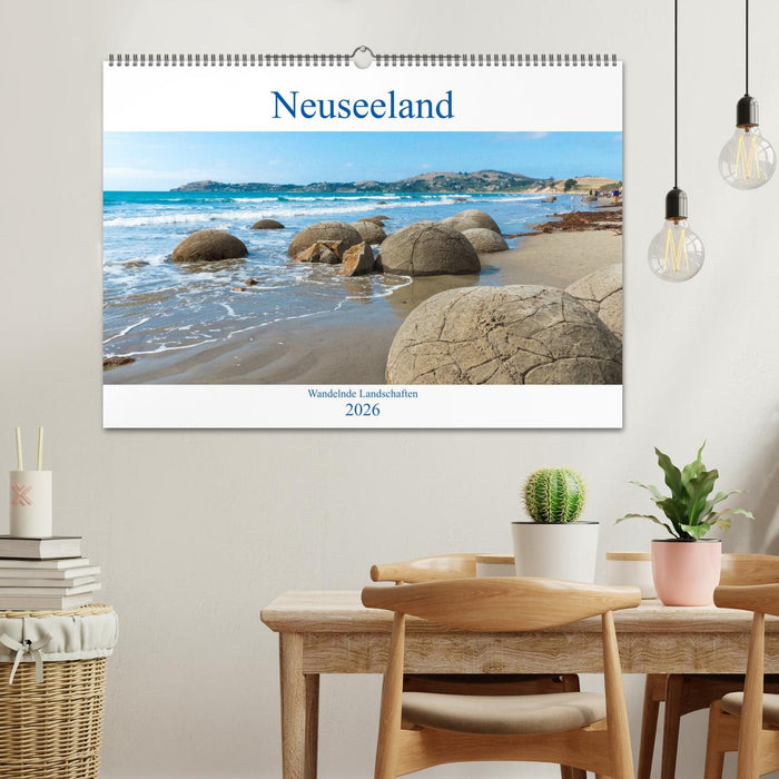 Neuseeland - Wandelnde Landschaften (CALVENDO Wandkalender 2026)