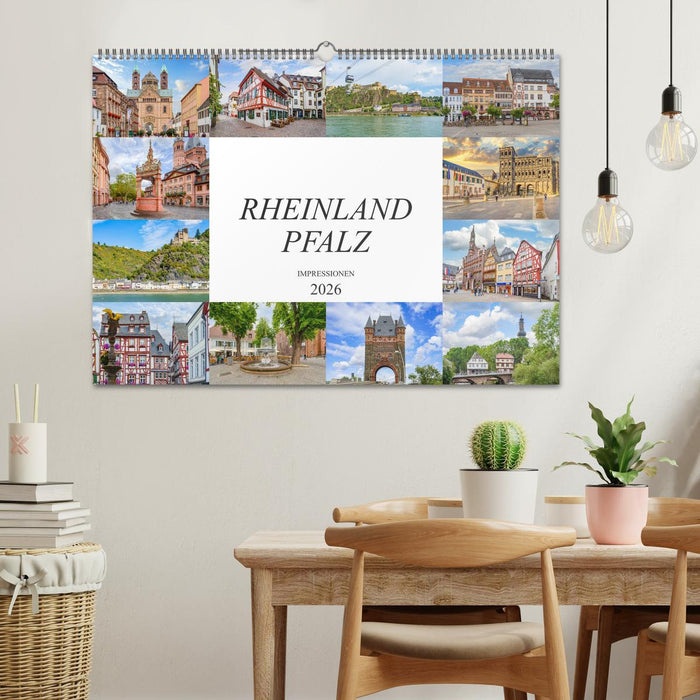 Rheinland Pfalz Impressionen (CALVENDO Wandkalender 2026)
