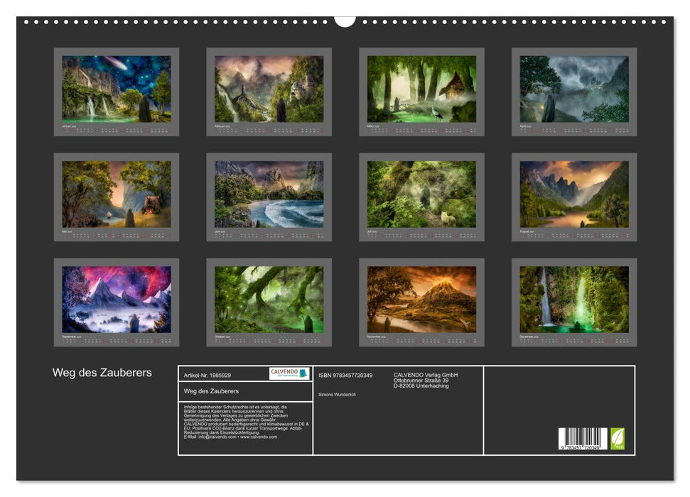 Weg des Zauberers (CALVENDO Wandkalender 2026)
