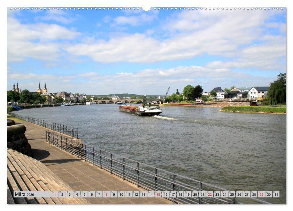 Koblenz - Festung Ehrenbreitstein und das Deutsche Eck (CALVENDO Premium Wandkalender 2026)