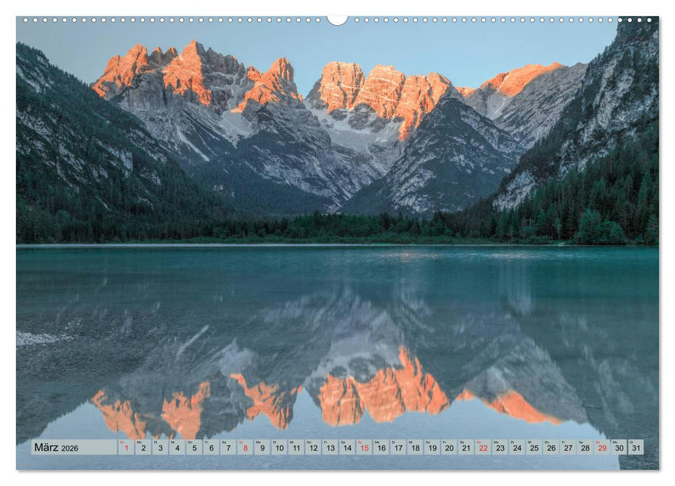 Dolomiten, Alpenparadies im Norden Italiens (CALVENDO Premium Wandkalender 2026)