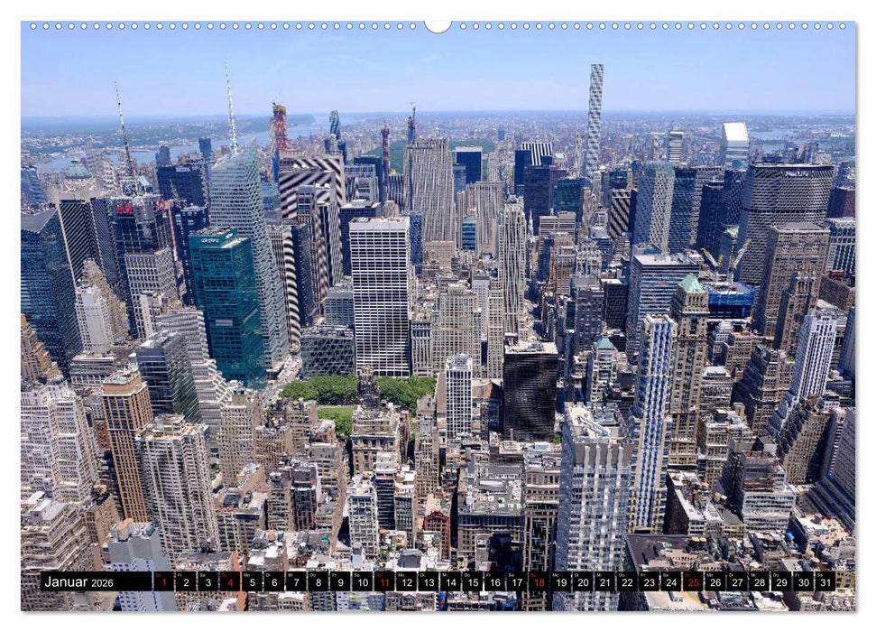 New York - 4 Tage unterwegs im Big Apple (CALVENDO Premium Wandkalender 2026)