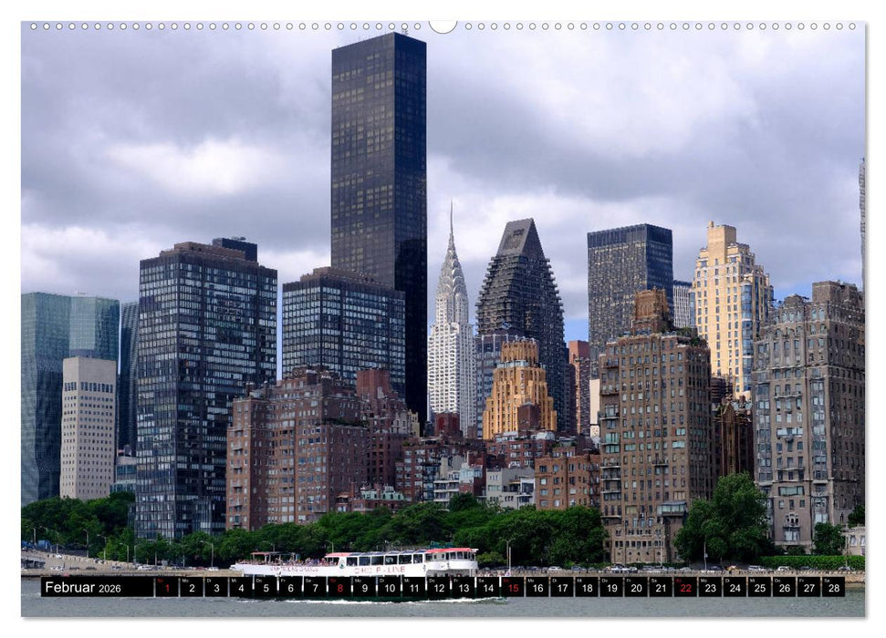 New York - 4 Tage unterwegs im Big Apple (CALVENDO Premium Wandkalender 2026)