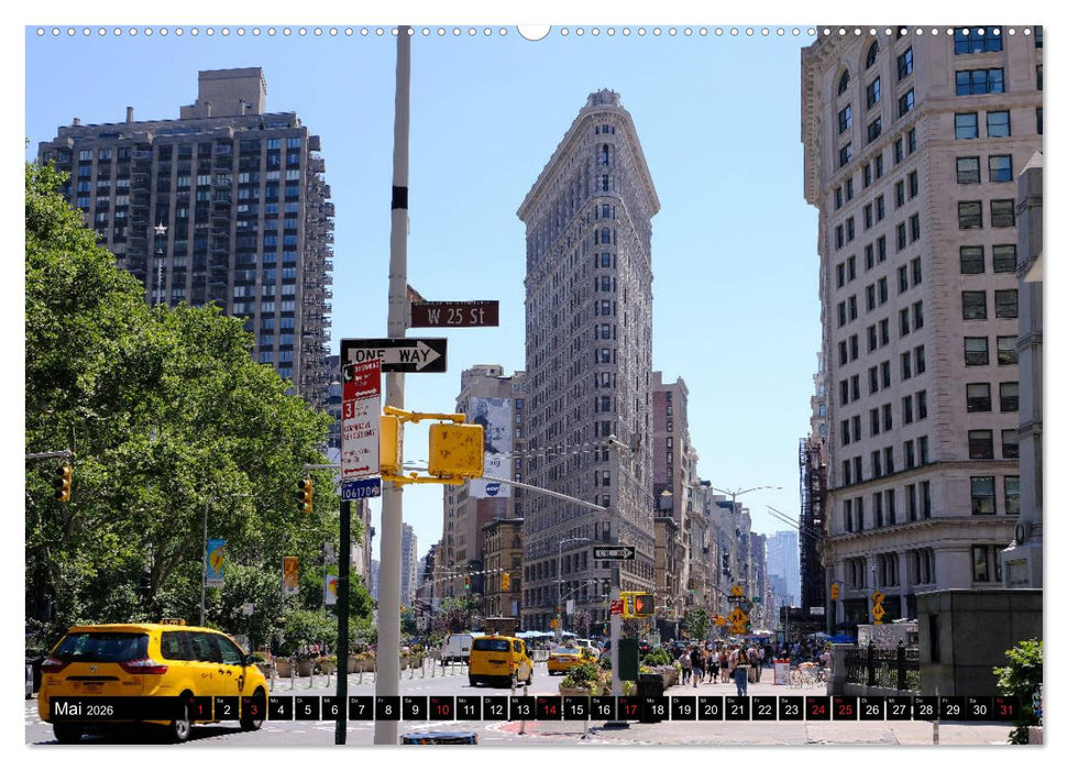 New York - 4 Tage unterwegs im Big Apple (CALVENDO Premium Wandkalender 2026)