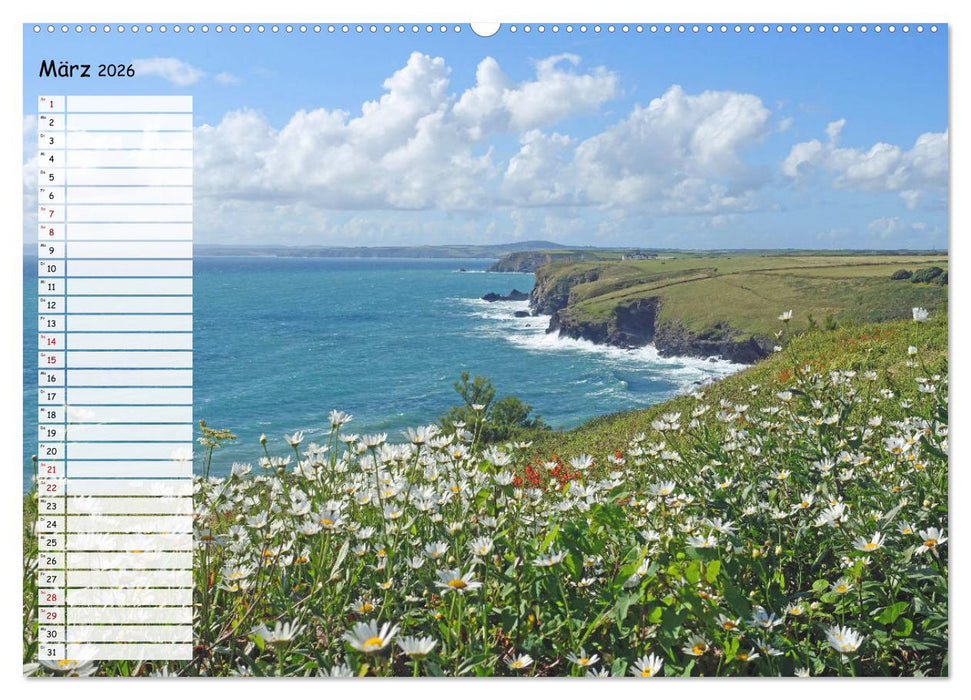 Cornwall. Terminkalender (CALVENDO Premium Wandkalender 2026)