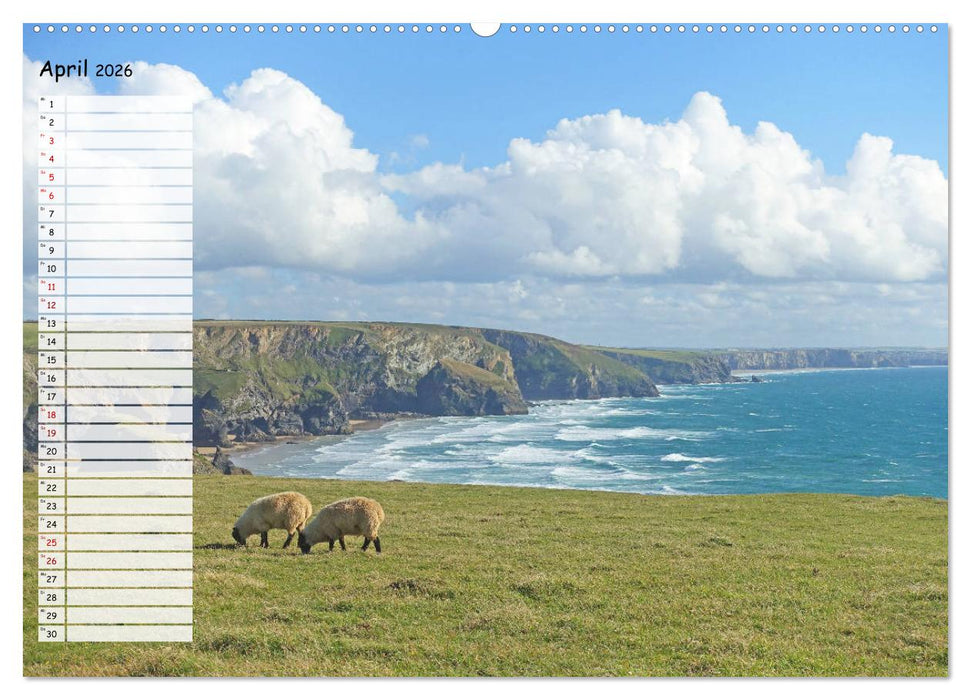 Cornwall. Terminkalender (CALVENDO Premium Wandkalender 2026)
