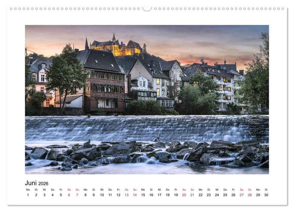 Marburg an der Lahn - ein Jahr in Bildern (CALVENDO Premium Wandkalender 2026)