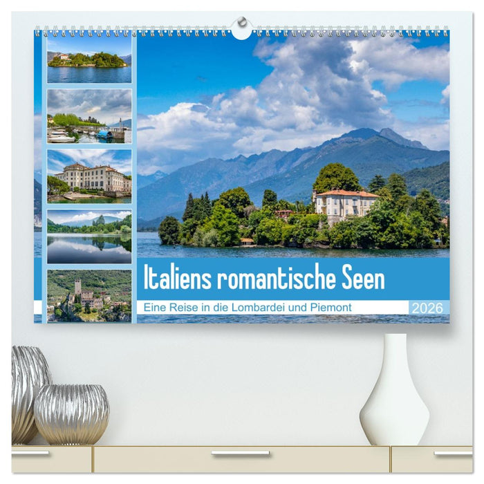 Italiens romantische Seen (CALVENDO Premium Wandkalender 2026)
