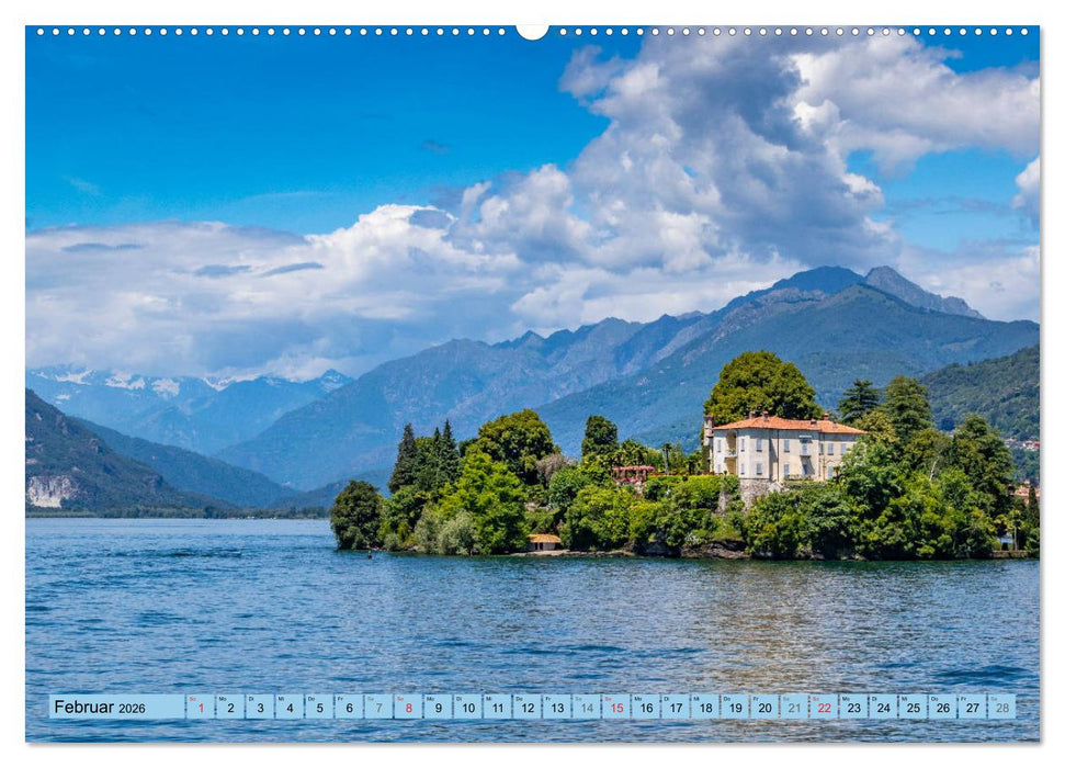 Italiens romantische Seen (CALVENDO Premium Wandkalender 2026)
