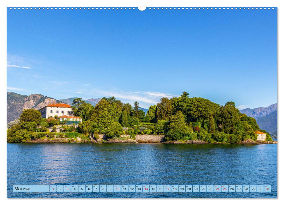 Italiens romantische Seen (CALVENDO Premium Wandkalender 2026)
