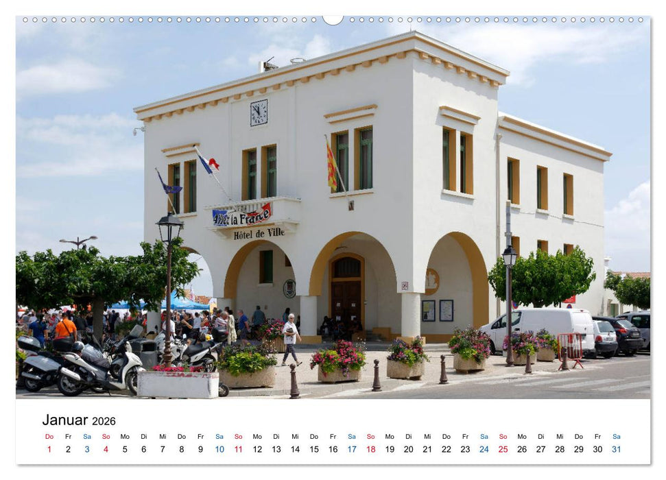 Frankreichs schönste Dörfer - Saintes Maries de la Mer (CALVENDO Premium Wandkalender 2026)