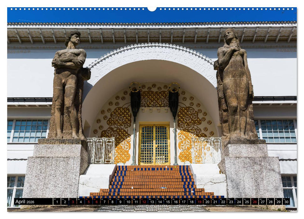 Jugendstilarchitektur - ein Bilderbogen quer durch Europa (CALVENDO Wandkalender 2026)