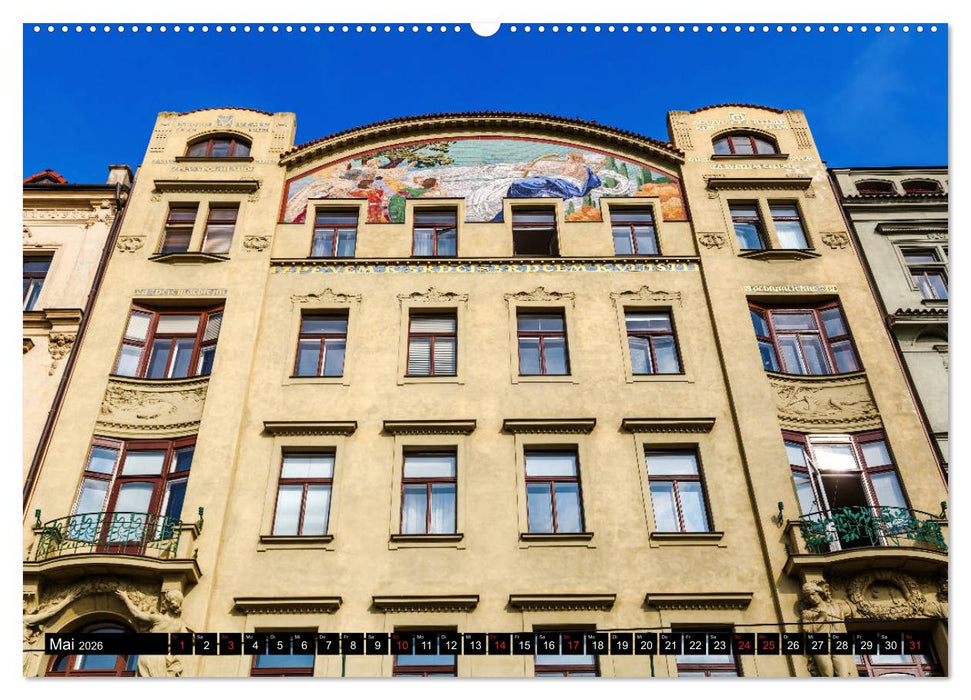Jugendstilarchitektur - ein Bilderbogen quer durch Europa (CALVENDO Wandkalender 2026)