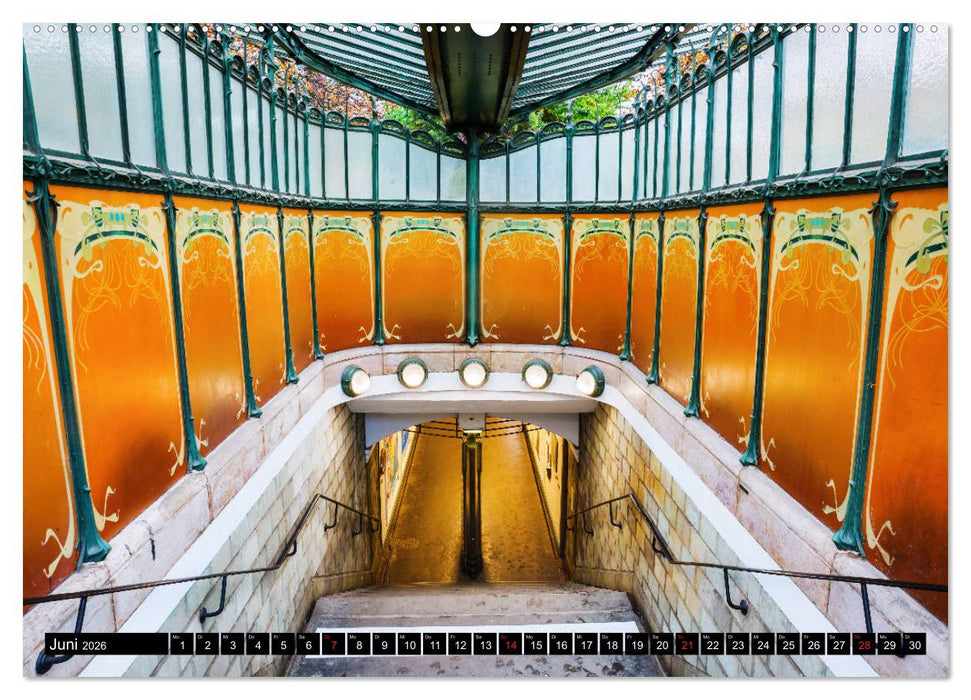 Jugendstilarchitektur - ein Bilderbogen quer durch Europa (CALVENDO Wandkalender 2026)