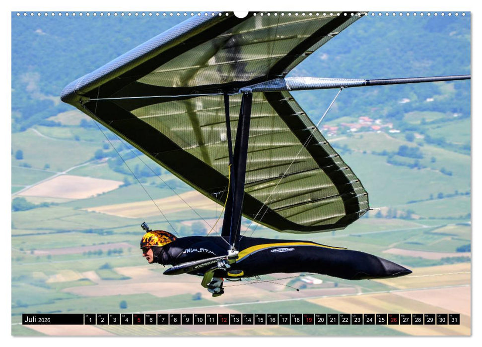 Drachenfliegen - Die Welt aus neuer Perspektive erleben (CALVENDO Premium Wandkalender 2026)
