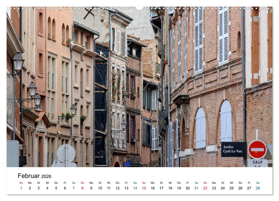 Frankreichs große Städte - Toulouse (CALVENDO Premium Wandkalender 2026)