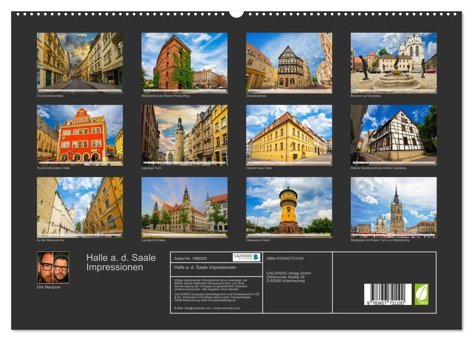 Halle a. d. Saale Impressionen (CALVENDO Premium Wandkalender 2026)
