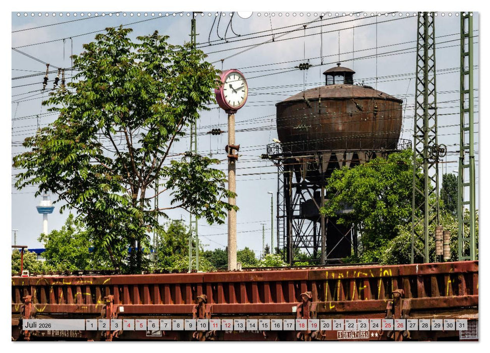 Mannheim - Stadt der Wassertürme (CALVENDO Premium Wandkalender 2026)