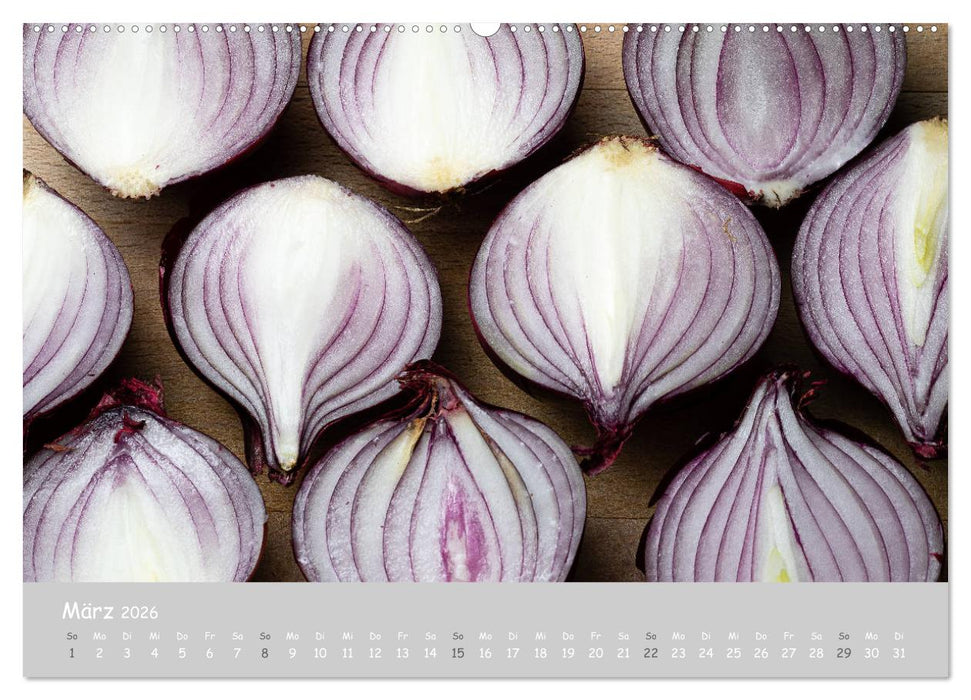 authentic FOOD art Obst und Gemüse (CALVENDO Wandkalender 2026)