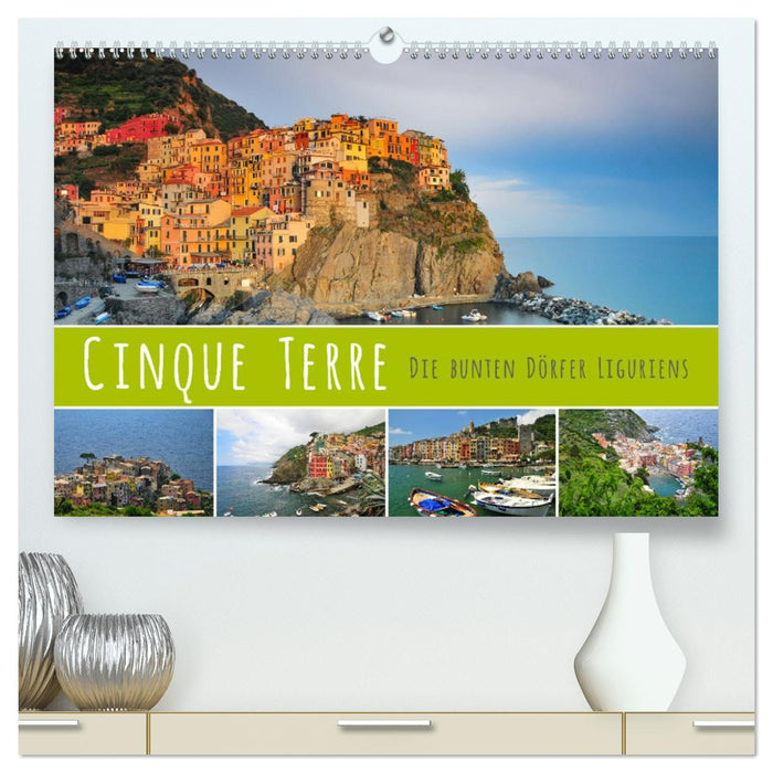 Cinque Terre - die bunten Dörfer Liguriens (CALVENDO Premium Wandkalender 2026)