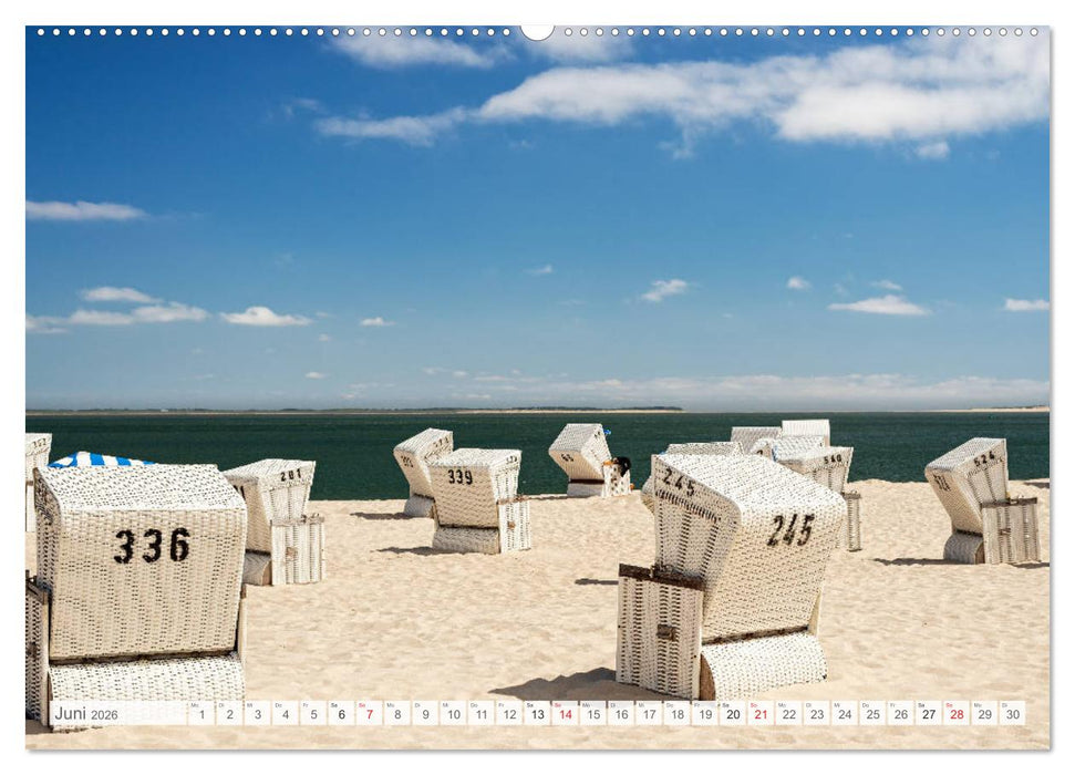 Nordseeperle Sylt (CALVENDO Premium Wandkalender 2026)