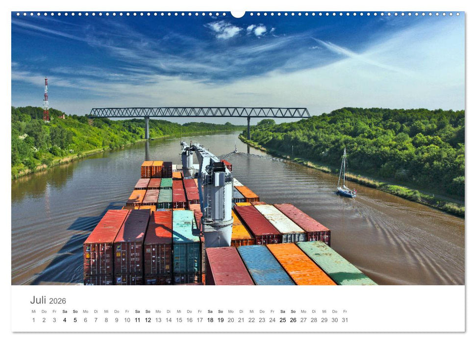 Faszination Schifffahrt - Schiffspassagen (CALVENDO Premium Wandkalender 2026)
