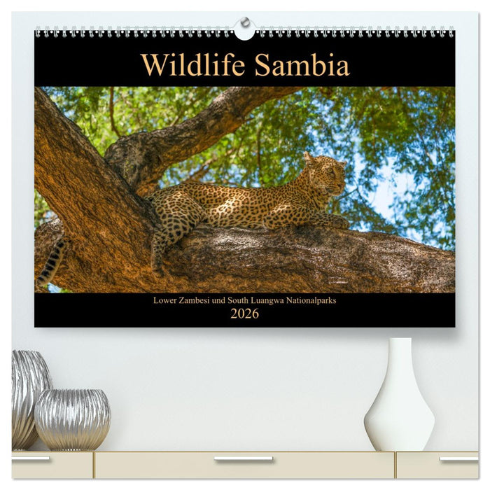 Wildlife Sambia (CALVENDO Premium Wandkalender 2026)