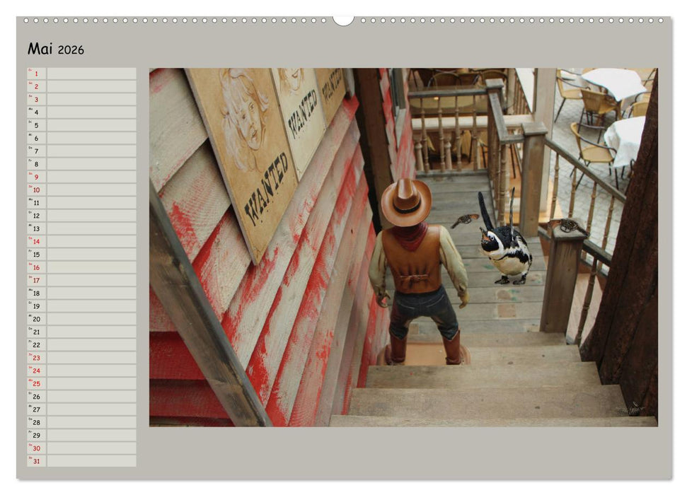 Pinguine privat Planer (CALVENDO Premium Wandkalender 2026)