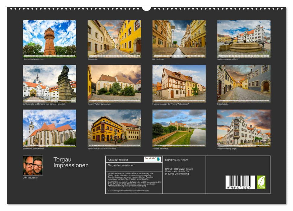 Torgau Impressionen (CALVENDO Premium Wandkalender 2026)