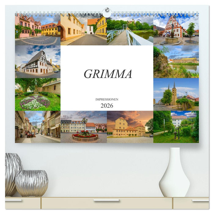 Grimma Impressionen (CALVENDO Premium Wandkalender 2026)