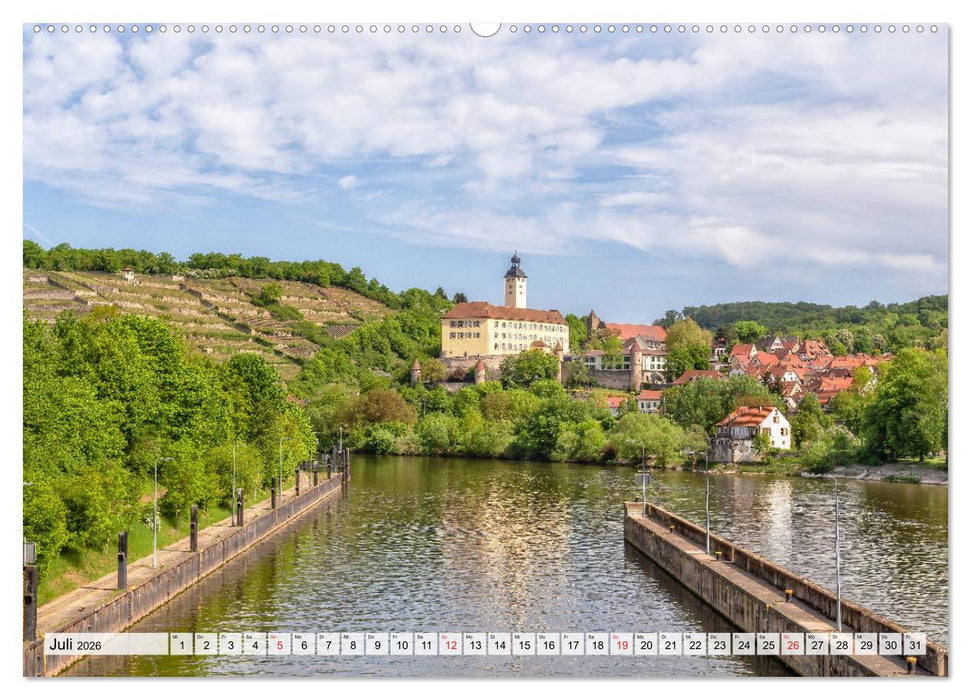 Romantisches Neckartal (CALVENDO Premium Wandkalender 2026)