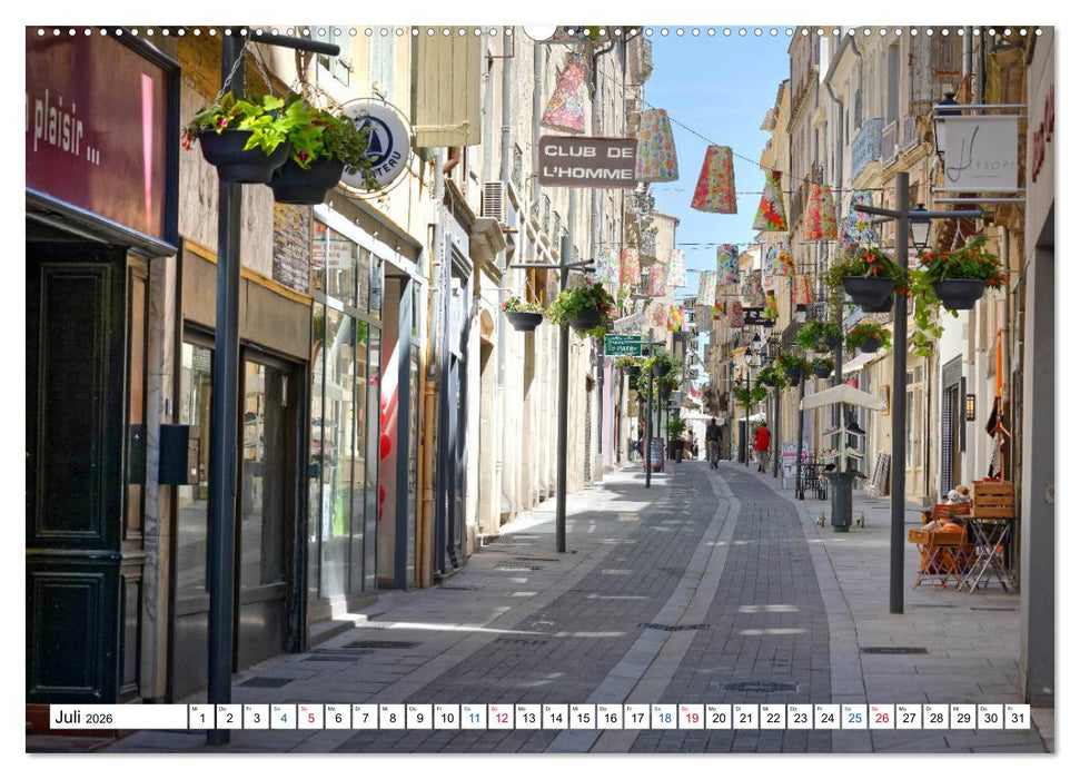 Frankreichs große Städte - Béziers (CALVENDO Premium Wandkalender 2026)