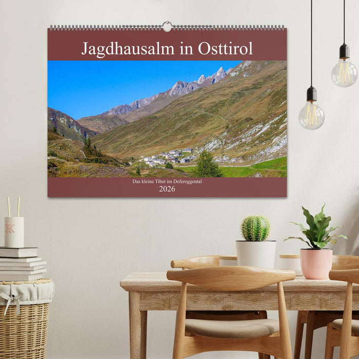 Jagdhausalm in Osttirol (CALVENDO Wandkalender 2026)