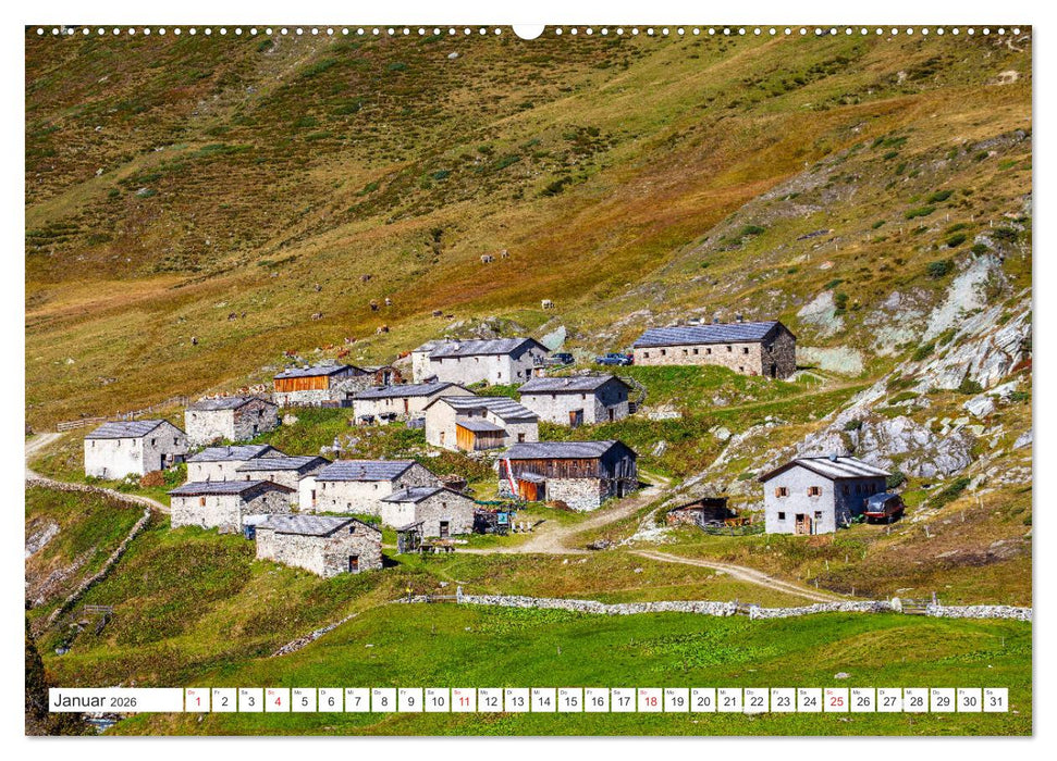 Jagdhausalm in Osttirol (CALVENDO Wandkalender 2026)