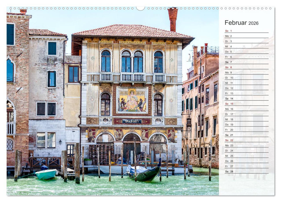 Venedig - Stille Momente (CALVENDO Premium Wandkalender 2026)