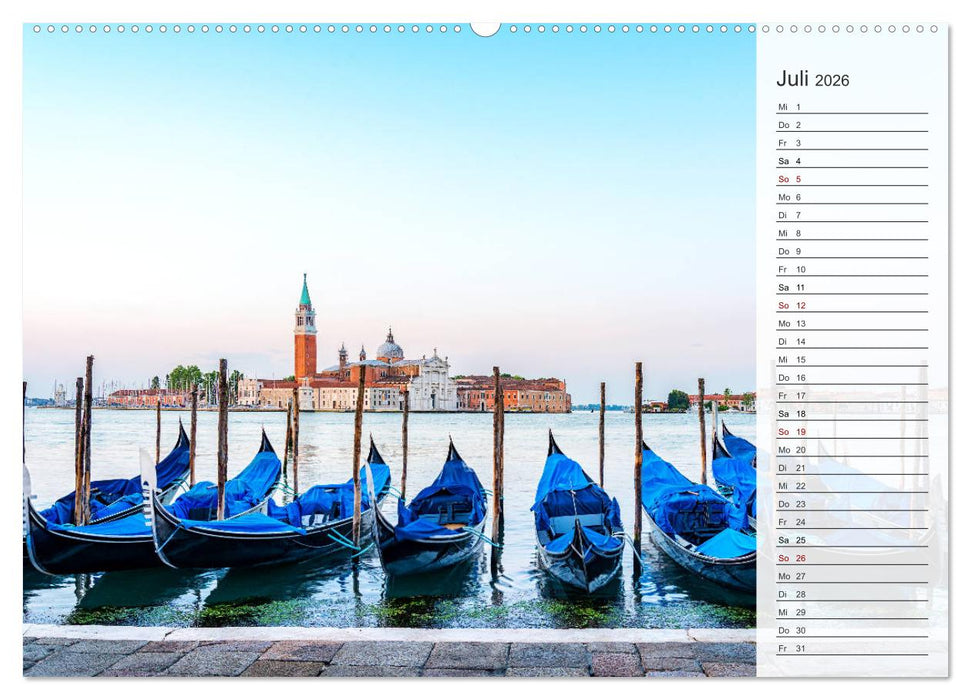 Venedig - Stille Momente (CALVENDO Premium Wandkalender 2026)