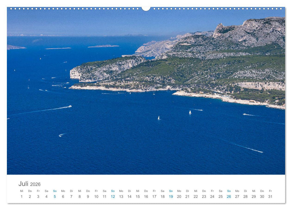 Cassis und die Calanques (CALVENDO Premium Wandkalender 2026)