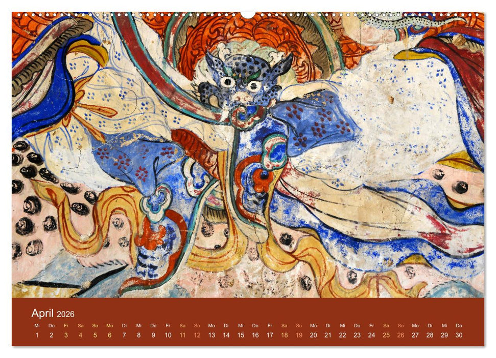 Buddhistische Götter, Götzen und Dämonen (CALVENDO Wandkalender 2026)