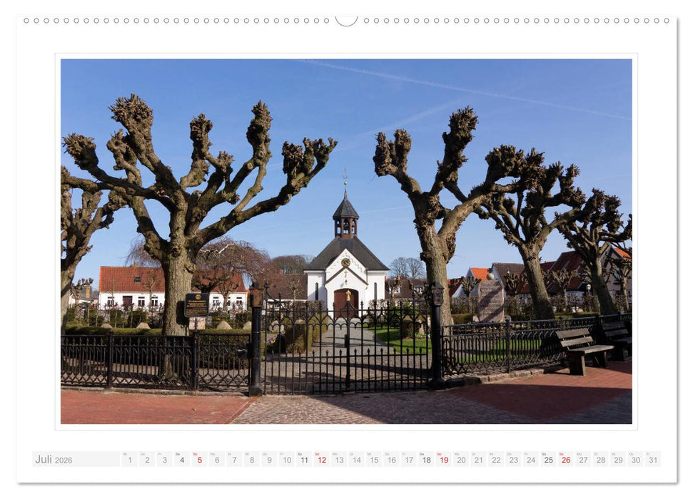 Schleswig-Holstein - über Stadt und Land (CALVENDO Premium Wandkalender 2026)
