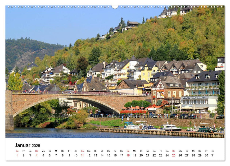 Cochem - Eine Perle an der Mosel (CALVENDO Premium Wandkalender 2026)