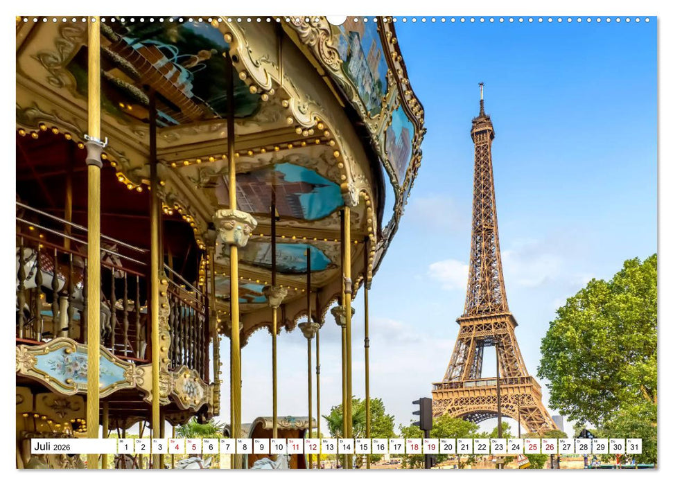 PARIS Französisches Flair und Historie (CALVENDO Premium Wandkalender 2026)