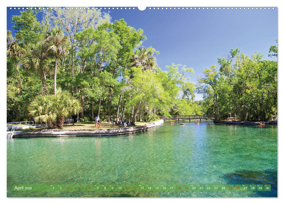 GEOclick calendar: Florida (CALVENDO Premium Wandkalender 2026)