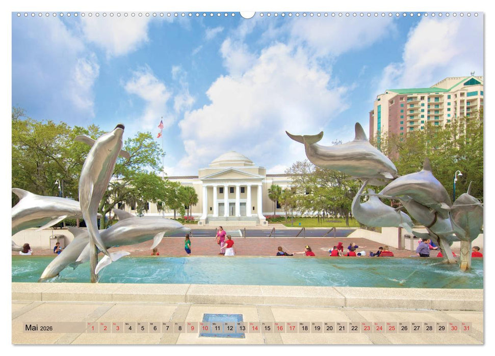 GEOclick calendar: Florida (CALVENDO Premium Wandkalender 2026)